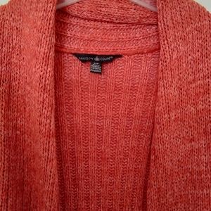 Maison Coupe Marled Ribbon Yarn Cocoon Sweater